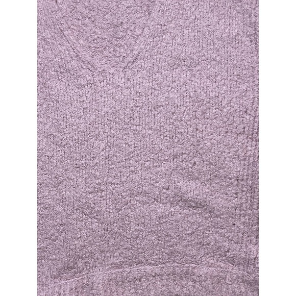 Free People Shaggy Fuzzy Knit Sweater Pullover Pink Purple Size Small Alpaca ** - Picture 5 of 9